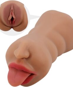 CRAZY BULL - SARAH MASTURBADOR DOBLE BOCA  VAGINA NATURAL