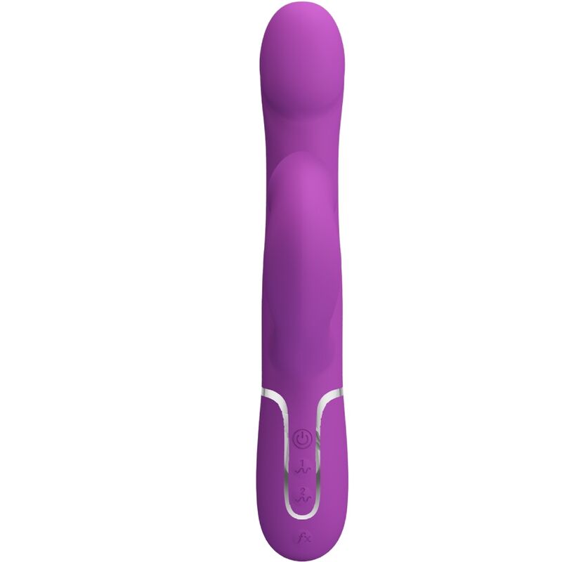 PRETTY LOVE - VIBRADOR  ESTIMULADOR MULTIFUNCIÓN 4 EN 1 MORADO - Imagen 2