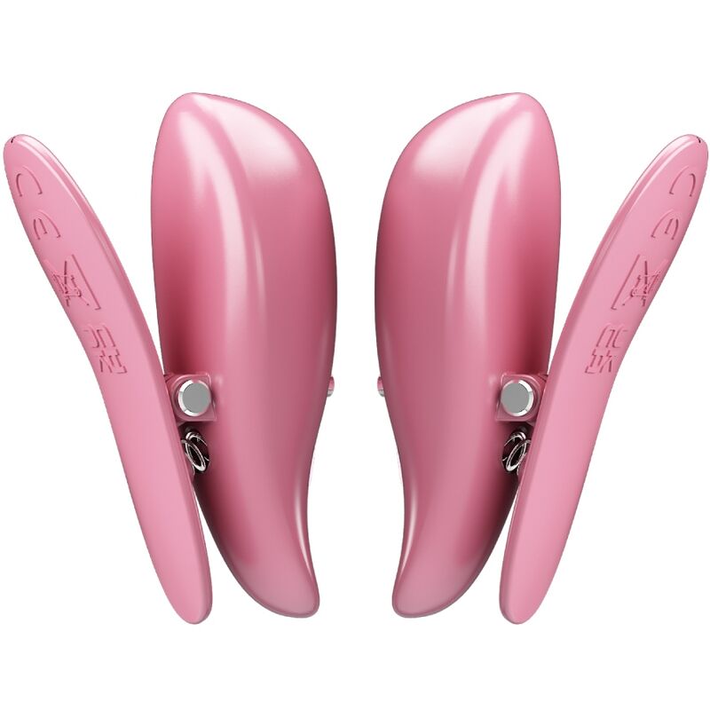 PRETTY LOVE - CAILEY PINZAS PARA PEZONES 10 VIBRACIONES CONTROL REMOTO ROSA - Imagen 3