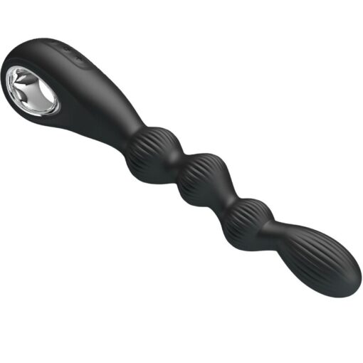 PRETTY LOVE - FEDERER VIBRADOR ANAL 12 VIBRACIONES NEGRO - Imagen 3