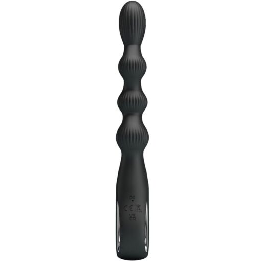 PRETTY LOVE - FEDERER VIBRADOR ANAL 12 VIBRACIONES NEGRO - Imagen 2