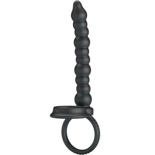 PRETTY LOVE - DILLION ANILLO PENE PARA DONLE PENETACIÓN NEGRO - Imagen 2