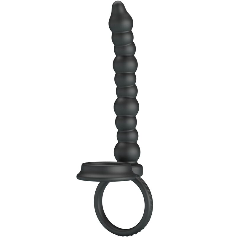 PRETTY LOVE - DILLION ANILLO PENE PARA DONLE PENETACIÓN NEGRO - Imagen 2