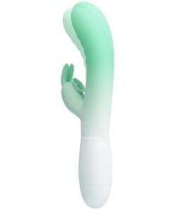 PRETTY LOVE - CERBERUS VIBRADOR RABBIT 3O VIBRACIONES VERDE