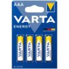 VARTA - ENERGY PILA ALCALINA AAA LR03 BLISTER*4