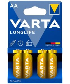 VARTA - LONGLIFE PILA ALCALINA AA LR6 BLISTER*4