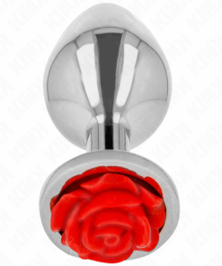 KINK - PLUG ANAL ROSA ROJA TALLA S