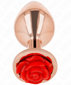 KINK - PLUG ANAL ORO ROSADO ROSA ROJA S