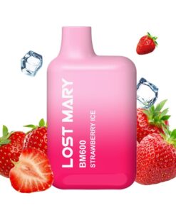 LOST MARY - BM600 VAPER NICOTINA 2% DESECHABLE SABOR FRESA HELADA