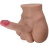 PRETTY LOVE – TATUM ANILLO VIBRADOR PENE CON PLUG 10 VIBRACIONES NEGRO