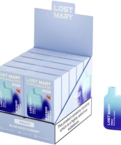 LOST MARY - (PACK PROFESIONAL EXPOSITOR - 10 UNIDADES) BM600 VAPER NICOTINA 2% DESECHABLE SABOR ARÁNDANOS
