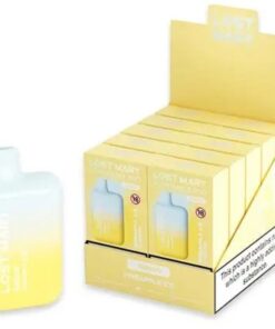 LOST MARY - (PACK PROFESIONAL EXPOSITOR - 10 UNIDADES) BM600 VAPER NICOTINA 2% DESECHABLE SABOR PIÑA HELADA
