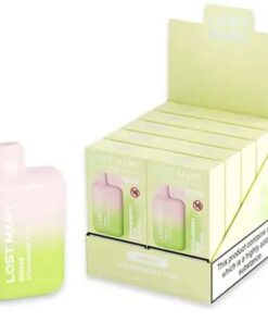 LOST MARY - (PACK PROFESIONAL EXPOSITOR - 10 UNIDADES) BM600 VAPER NICOTINA 2% DESECHABLE SABOR FRESA KIWI