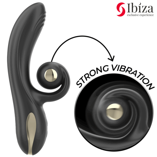 IBIZA - VIBRADOR TWISTER CON ESTIMULADOR CURVE Y VIBRO-ROTACIÓN - Imagen 3