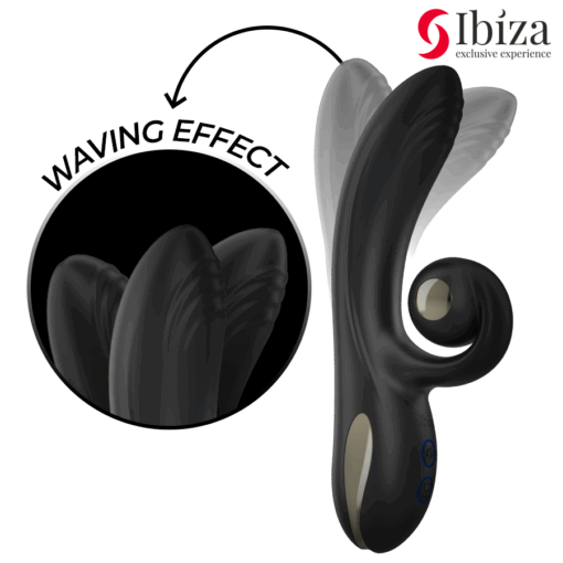 IBIZA - VIBRADOR TWISTER CON ESTIMULADOR CURVE Y VIBRO-ROTACIÓN - Imagen 4