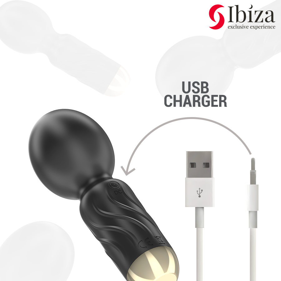 IBIZA - VIBRADOR MASAJEADOR WAND DE BOLSILLO - Imagen 5