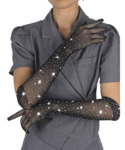 SUBBLIME - 957469 GUANTES TRANSPARENTES CON BRILLO NEGRO S/M
