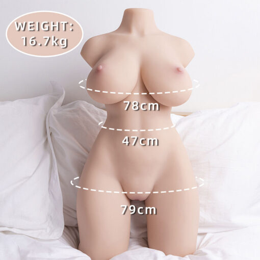 XISE - TIDY TORSO REALÍSTICO FEMENINO CON THRUSTING 71 CM - Imagen 3