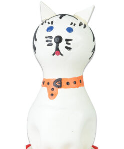 CONDOMERIE - PRESERVATIVO DECORATIVO PINTADO A MANO GATO BLANCO