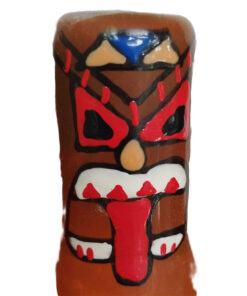 CONDOMERIE - PRESERVATIVO DECORATIVO PINTADO A MANO TÓTEM TIKI-01