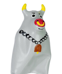 CONDOMERIE - PRESERVATIVO DECORATIVO PINTADO A MANO TORO GRIS MODELO XL