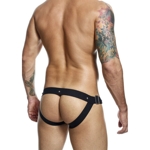 MOB - DNGEON JOCKSTRAP NEGRO A PRESIÓN TALLA ÚNICA - Imagen 5