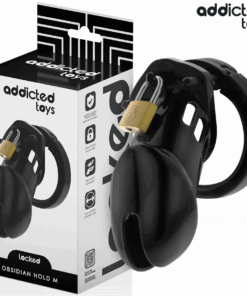 ADDICTED TOYS LOCKED - OBSIDIAN HOLD JAULA PARA PENE TALLA M