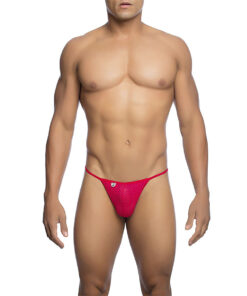 MOB - V-STRING DE MICROFIBRA ROJA TALLA L/XL
