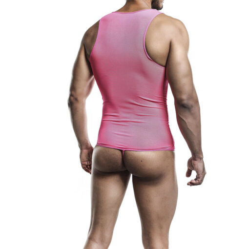 MOB - BODYSHEER TRANSPARTE ROSA TALLA S/M - Imagen 4