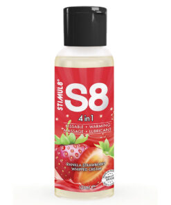 STIMUL8 - S8 4 EN 1 LUBRICANTE POSTRE FRESA 125 ML
