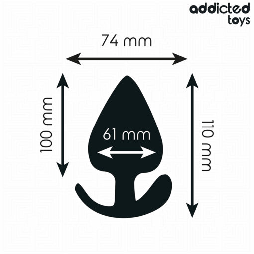ADDICTED TOYS - PLUG ANAL SILICONA TALLA XXL 11 CM - Imagen 4