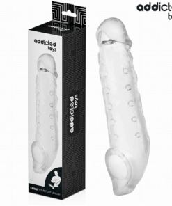 ADDICTED TOYS - FUNDA PARA EL PENE TRANSPARENTE TALLA S 23 CM