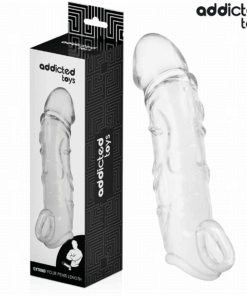ADDICTED TOYS - EXTENSOR PARA EL PENE TRANSPARENTE 27 CM