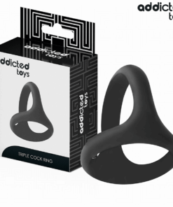 ADDICTED TOYS - ANILLO TRIPLE GRUESO PARA EL PENE