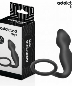 ADDICTED TOYS - PLUG ANAL CON ANILLO SILICONA MODELO 2