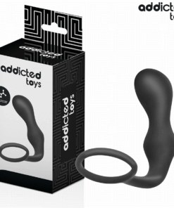 ADDICTED TOYS - PLUG ANAL CON ANILLO SILICONA MODELO 3