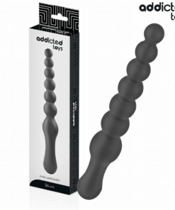 ADDICTED TOYS - MASAJEADOR ANAL DOBLE SILICONA 24 CM