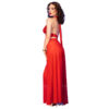 CHILIROSE - CR  4857 SET TOP Y PANTALONES ROJO TALLA S