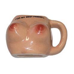 DIABLO PICANTE  VASO DE CHUPITO IMANTADO CON PECHOS “FOR MY BEST FRIEND”