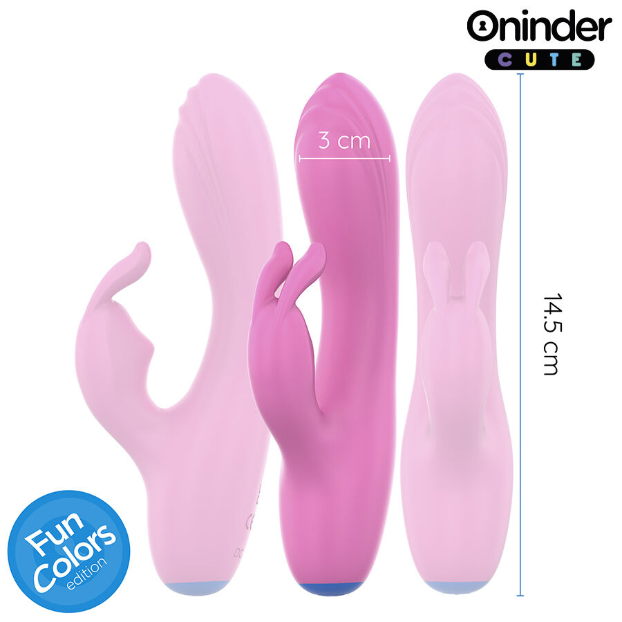 ONINDER CUTE - LOVE BUNNY VIBRADOR PUNTO G Y CLITORIS - APP MUNDIAL GRATUITA - Imagen 3