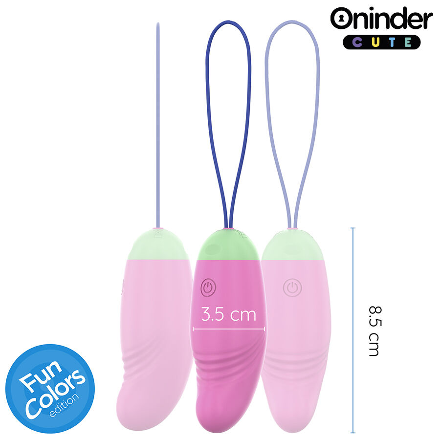 ONINDER CUTE - LOVE PLEASURE HUEVO VIBRO-ROTADOR 360 SILICONA - APP MUNDIAL GRATUITA - Imagen 4