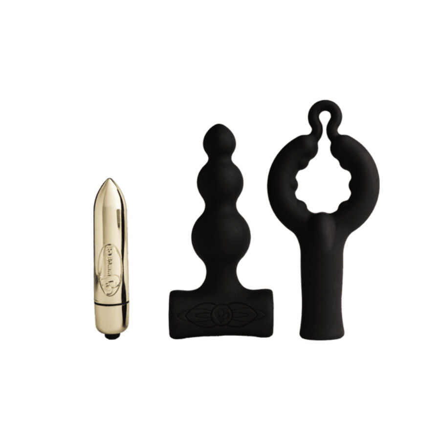 ROCKS- OFF - PETITE SENSATIONS BUBBLES PLUG ANAL VIBRADOR NEGRO - Imagen 5