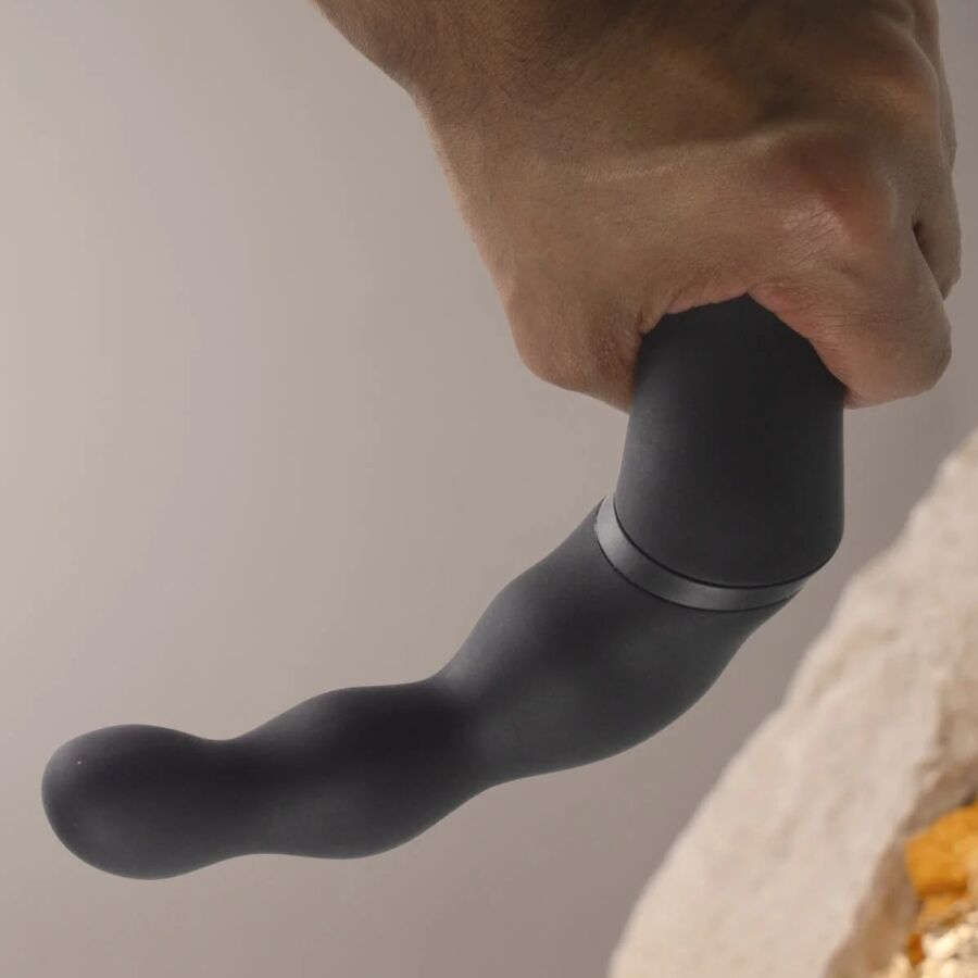 ROCKS- OFF - ADAPT VIBRADOR PROSTÁTICO Y ANAL NEGRO - Imagen 5