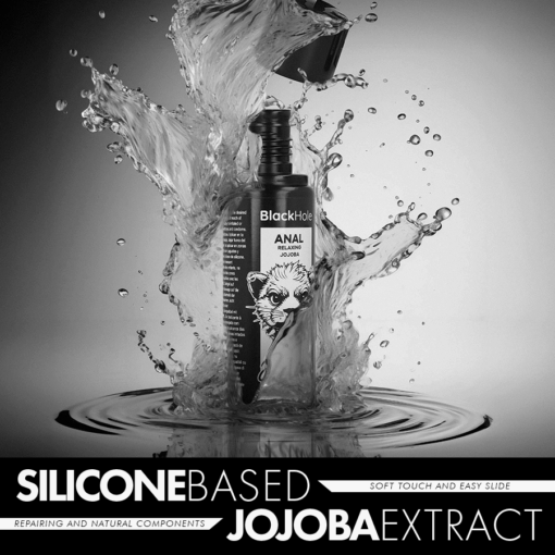 BLACK HOLE - ANAL RELAXING CON JOJOBA BASE SILICONA 100 ML - Imagen 4