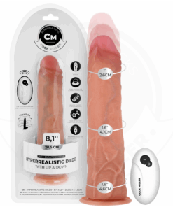 COCK MILLER - DILDO HIPERREALÍSTICO CON VENTOSA Y THRUSTING CON CONTROL REMOTO 20,5 CM