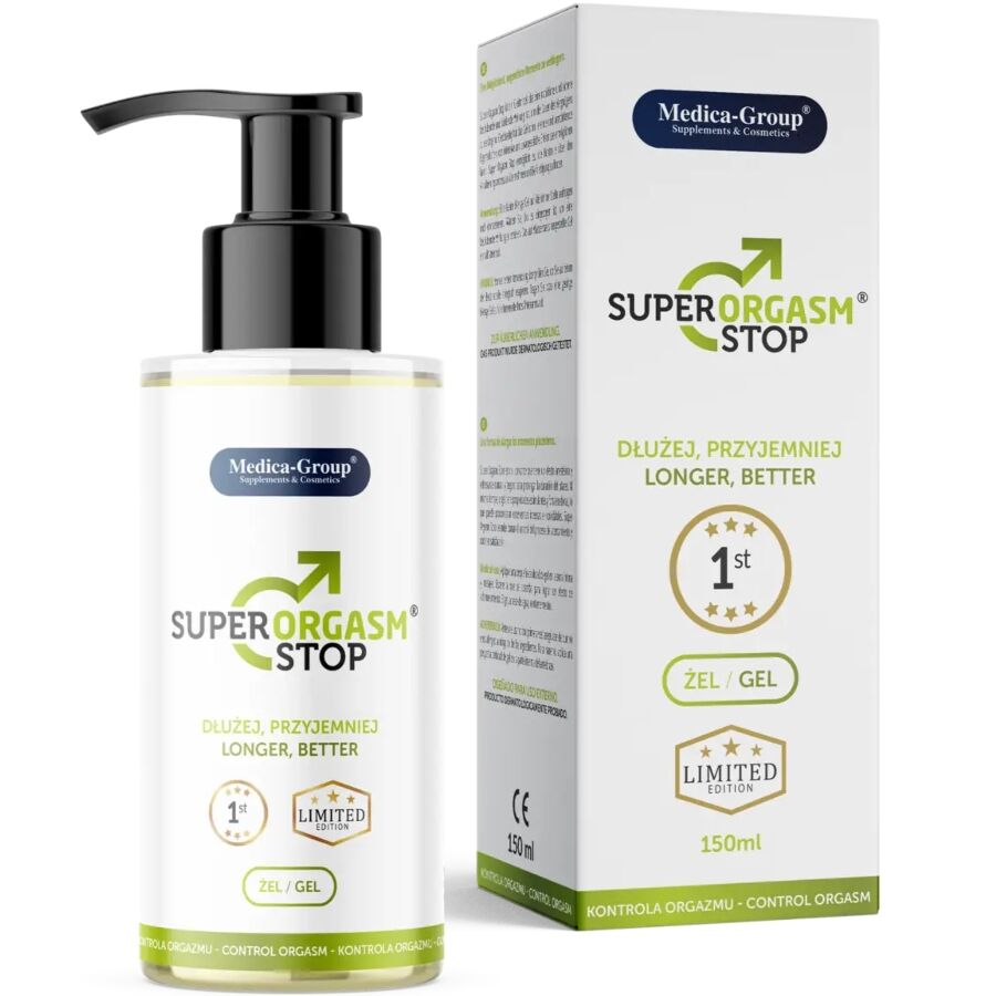 MEDICA GROUP - SÚPER ORGASM STOP GEL ÍNTIMO PARA HOMBRE 150 ML - Imagen 3
