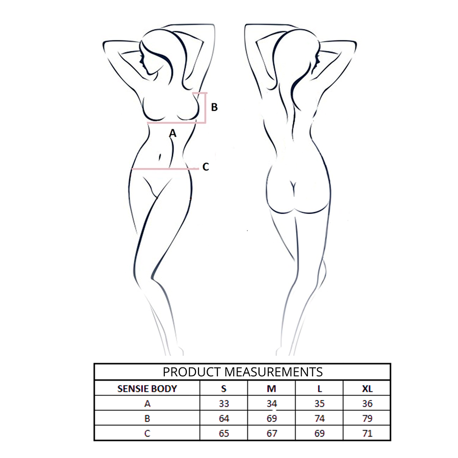 PASSION - SENSIE BODY BURDEOS S/M - Imagen 4