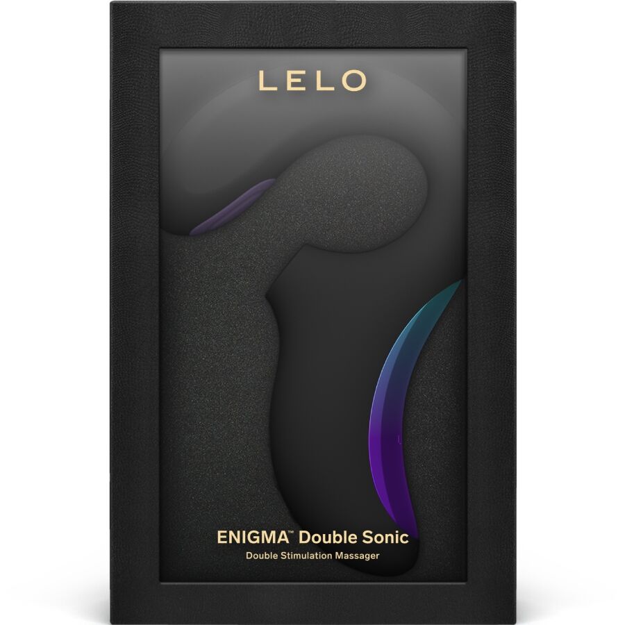 LELO - ENIGMA DOUBLE SONIC VIBRADOR PUNTO G NEGRO - Imagen 4
