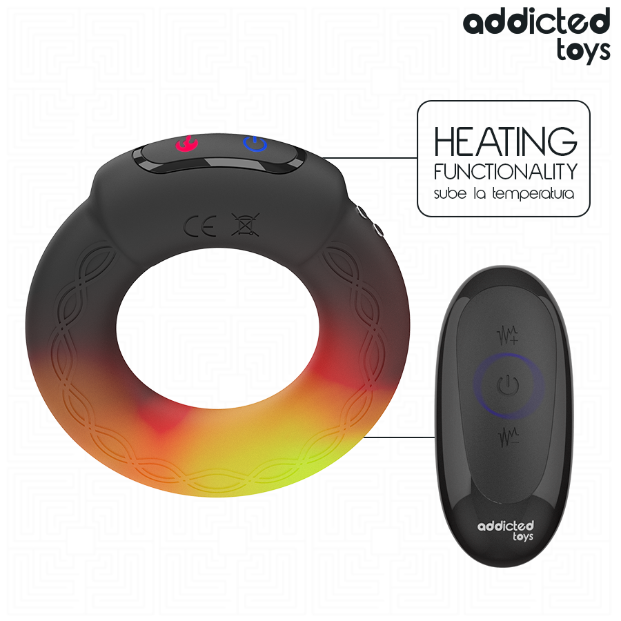 Alternative view of ADDICTED TOYS - ANILLO PENE VIBRADOR EFECTO CALOR CONTROL REMOTO
