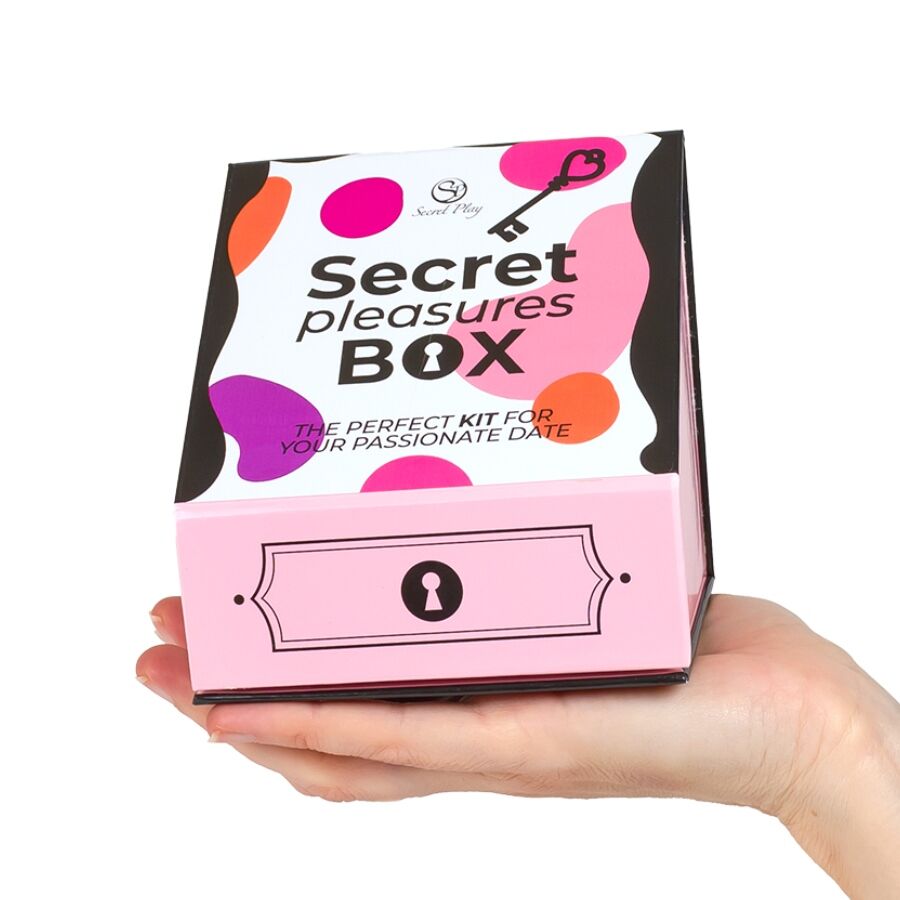 SECRET PLAY - CAJA DE PLACERES PARA PAREJAS DADOS + BALA VIBRADORA + PLUMERO - Imagen 4